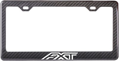 Subaru Forester XTI / STI Reflective on 100% Carbon Fiber License Plate Frame 