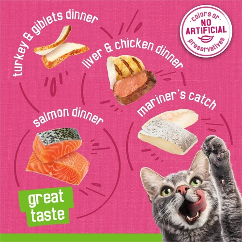 Purina Friskies Pate Variety Pack Surfin & Turfin Nassfutter für Katzen, 5,5oz, 32er Pack - Bild 10 von 11