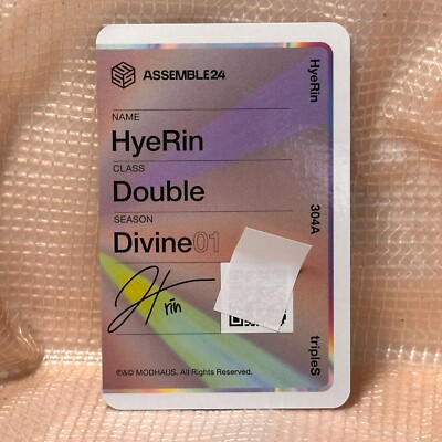 HyeRin Photocard 304A TripleS Assemble 24 Double Class Objekt NOT