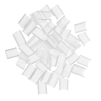 50 Stück Keratin Bondings Ersatzbondings U-Tip Haarverlängerung Weiß