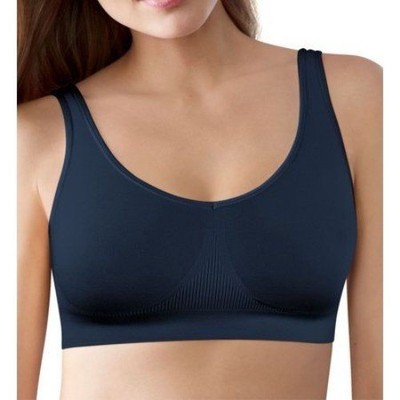 Bali One Smooth U Support Bralette DFBRAL Large Navy Blue NWT