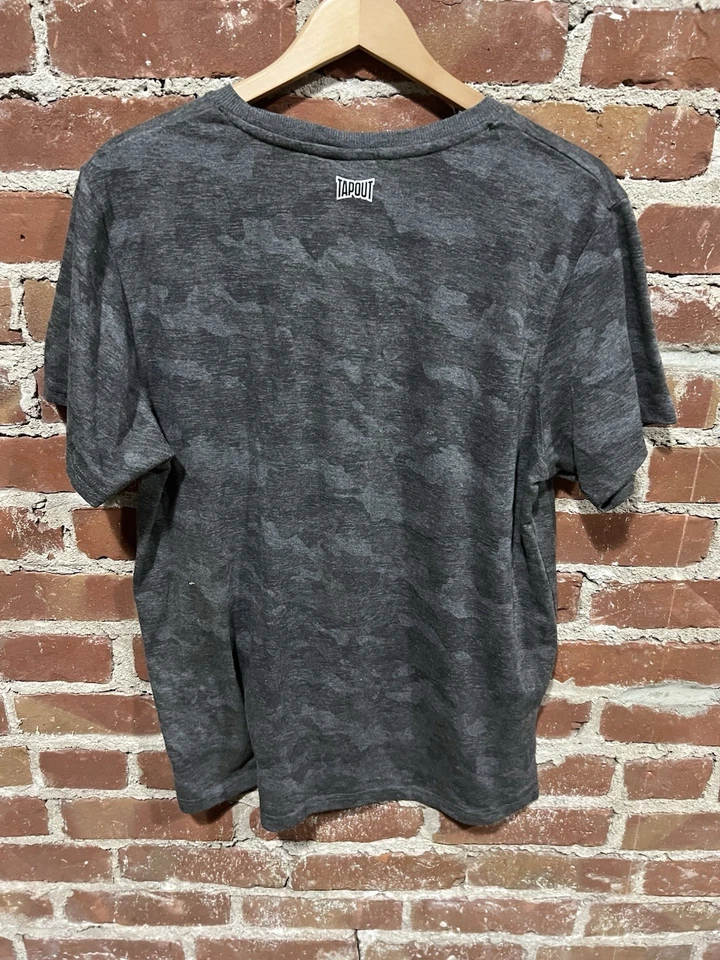 Camisa camuflada gris XL gris TAPOUT para mujer MMA WWE lucha libre Foto 3 de 4