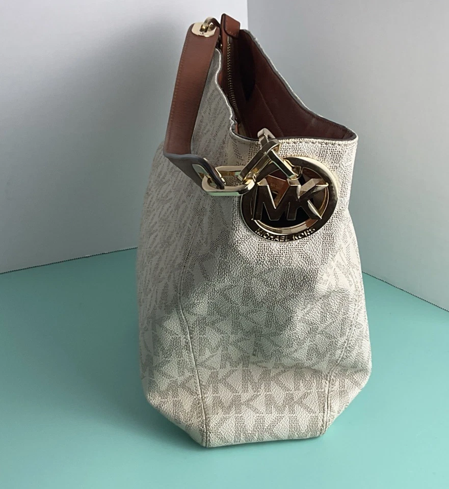 全新 Michael Kors Fulton Slouchy 签名手提包 — 第 2/4 张图片