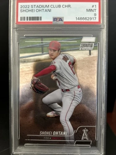 2022 TOPPS STADIUM CLUB CHROME #1 SHOHEI OHTANI PSA 9 Mint