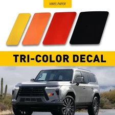 Classic Retro Style Tri-Color Stripe Decal Sticker Side skirt For Toyota/Lexus P