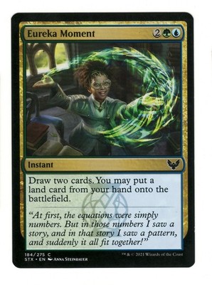 Eureka Moment 184 Common Strixhaven: School of Mages Magic: The Gathering NM