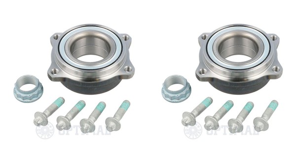 Optimal 2X Radnabe Radlagersatz Hinten FüR Mercedes C-Klasse T-Model S204 W204-image