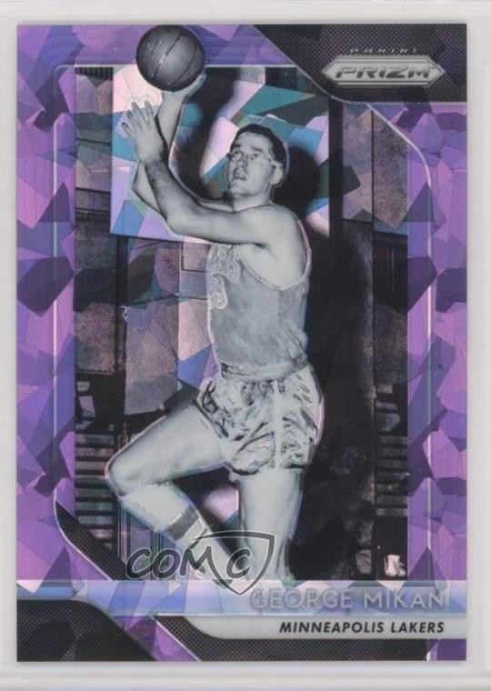 2018-19 Panini Prizm Purple Ice Prizm 59/149 George Mikan #285 HOF
