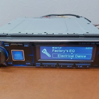 Alpine CDE-145J 1DIN Car Audio CD Receiver USB AUX Input Tested