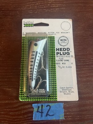 Heddon Improved Hedd Plug 8800 Series WSB 3E 5/8 oz. Vintage New In Box  NOS