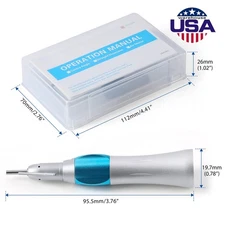 AZDENT Dental Surgical Straight Handpiece 1:1 With External irrigation Pipe