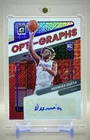 Neemias Queta 2021-22 Panini Donruss #OG-NQT Opti-Graphs Choice Rookie Auto RC
