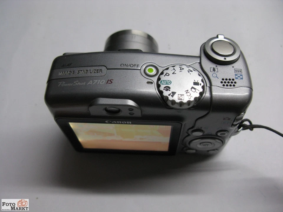 Canon PowerShot A710 Digital Camera mit Sucher Zoom-Objektiv 6x optisch lens - Bild 3 von 4