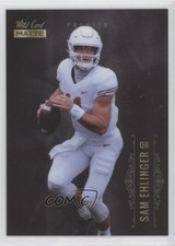 2021 Wild Card MATTE Retail Black Sam Ehlinger #MBC-24 Rookie RC 0nr3. rookie card picture
