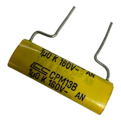 CPM7B Thomson Kondensator Radialfolie 1uF 160V 31,5x10,5mm