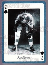 2005 Toronto Maple Leafs Legends Playing Card #2 Red Horner