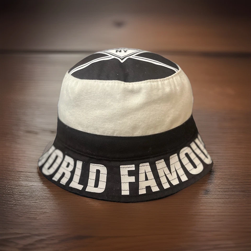 Supreme World Famous Black Bucket Hat S/M 100% Authentic Fall 2014 Made In USA - Image 3 of 4