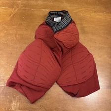 Nike Shorts Mens 2XL Red Pro Combat Football 5 Padded