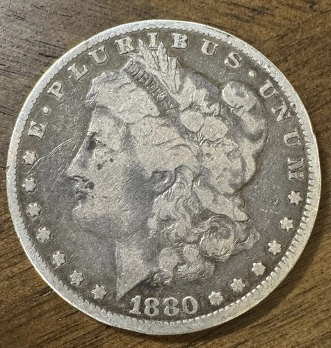 1880 Philadelphia Mint Silver Morgan Dollar Free Shipping