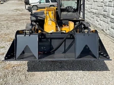 72'' Bucket Dual Cylinder Grapple Solid Bottom Quick Attach Landhonor Attachment