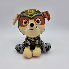 Paw Patrol The Mighty Movie Rubble Plush Dog 7" 2023 Spin Master