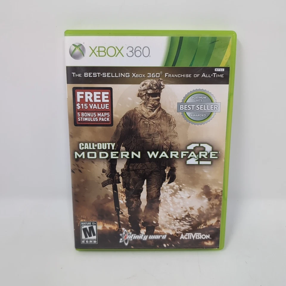 Call of Duty Bundle Lot: Modern Warfare 2, MW 3, Ghosts & Advanced W (Xbox 360) - Image 2 of 4