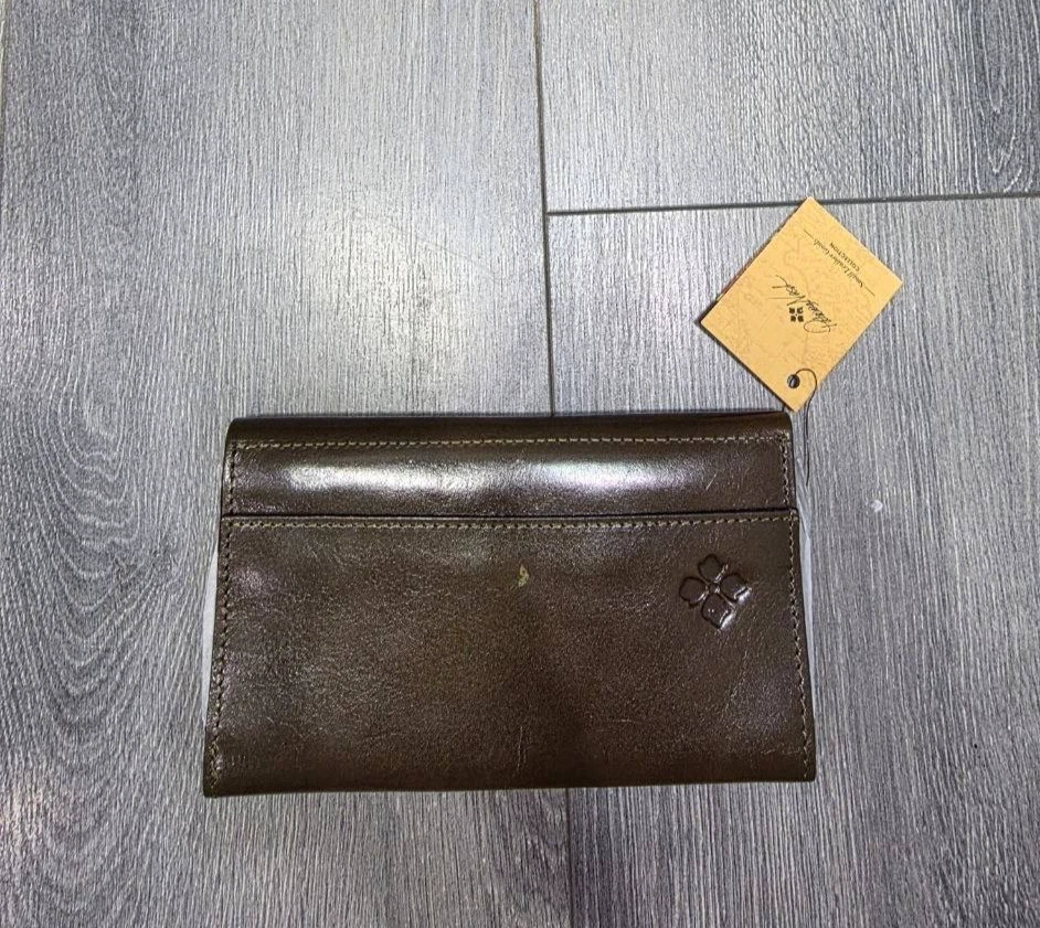 Cartera de Cuero PATRICIA NASH "Terresa" en Verde Oliva Repujado B000619 Foto 3 de 4