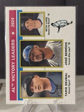 2025 Topps Heritage - League Leaders José Berríos, Tarik Skubal, Seth Lugo #200