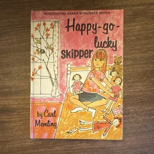Barbie Skipper Happy-go-lucky Skipper Hardcover Random House 1965 Memling