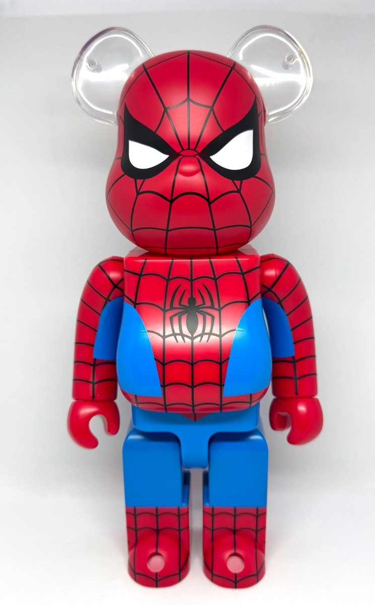 BE@RBRICK 400% SPIDER-MAN フィギュアセット MEDICOM TOY Happy Kuji BE@RBRICK MARVEL SP Prize 400% SPIDER