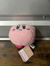 TOMY Nuiguru Knit Hovering Kirby Pink Plush 6"