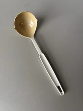 Vtg EKCO Ladle Soup Server Utensil Almond 11" Nylon USA