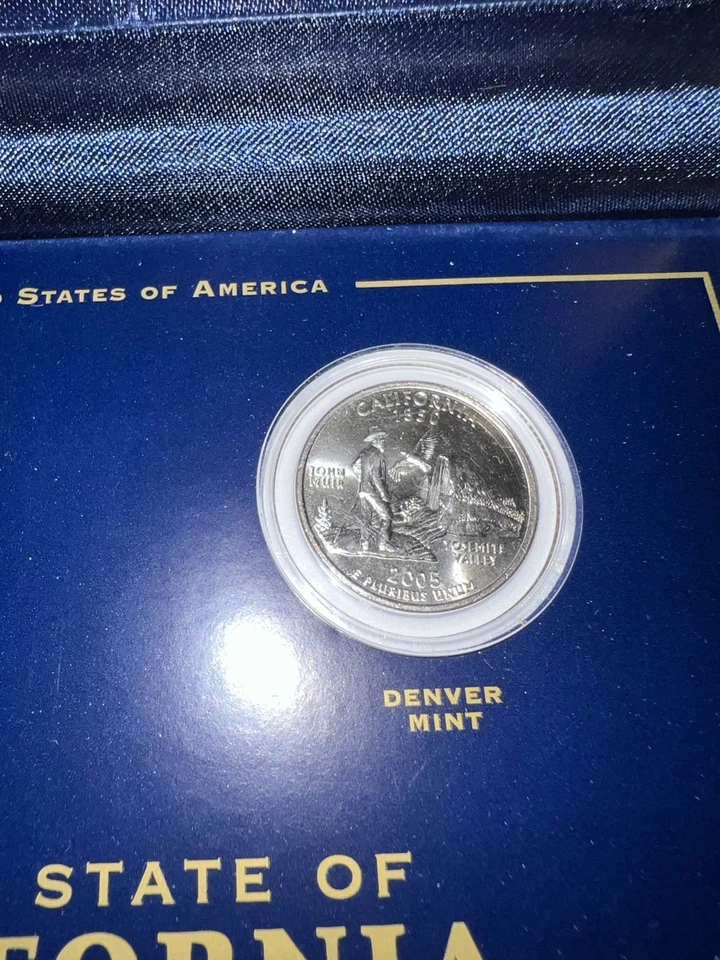 Great State of California Quarters Philadelphia And Denver Mint - 2005 Set W Box - Image 3 of 4