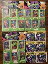 R. L. Stine Goosebumps 3 Packs Puffy 3-D Stickers 1996  6 1995 Hallmark Sticker