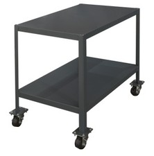 Durham MTM364836-3K295, Mobile Heavy Duty Machine Table w/2 Shelves, 48"x36"x36"