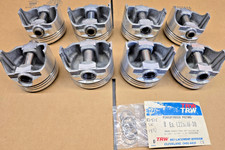 L225230 Trw Forged Pistons .220 Domed Nos Set Of 8 12.51 350 Chevrolet V8 Nhra