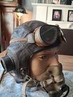 WW2 BRITISH ARMY TANK GOGGLES DISPATCH RIDER MILITARY CLEAR LENSES PILOT SAS