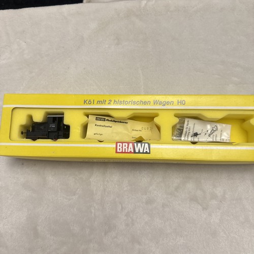 Brawa 0493 HO Ko I Diesel Rangierlok Top Zustand fehlende Waggons DE21  | Condition: Used
