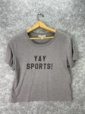 Sub Urban Riot Shirt Womens Medium Gray Yay Sports Funny Graphic Tee Top