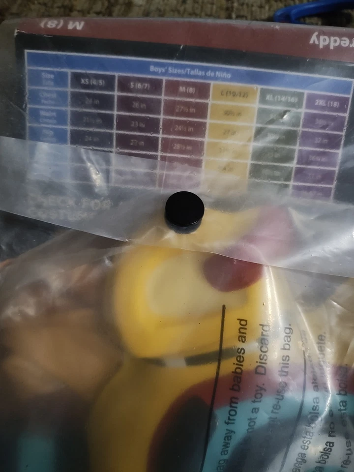 Disfraz FNAF Glamrock Freddy Mediano 8 Traje Guantes Máscara Cinco Noches en Freddy's Foto 4 de 4