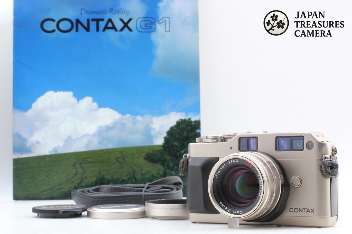 Green *Top MINT w/ Strap* Contax G1 35mm Film Camera + Planar 45mm