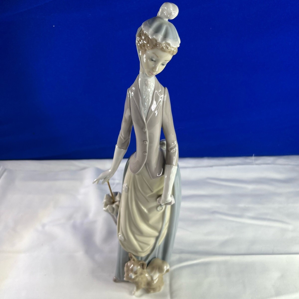 LLADRO人形 Lladro 840 Japanese Geisha Flowers 8