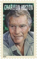2014 49c Charlton Heston, National Rifle Association Scott 4892 Mint F/VF NH