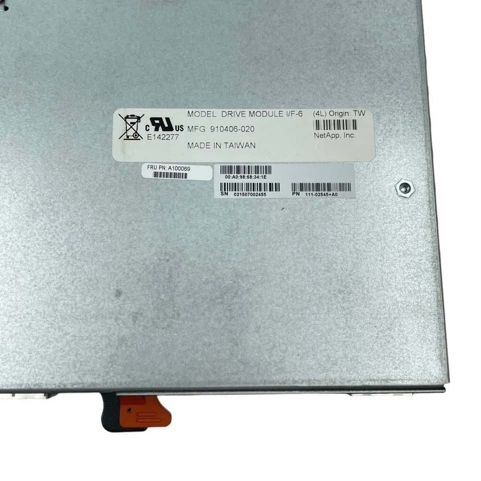 NetAPP Drive Module I/F6 910406-020 111-02545+A0 Controller for NetApp DE6600 - Image 4 of 4