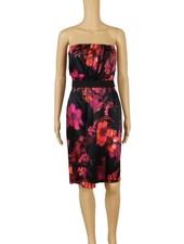 Dolce & Gabbana Floral Silk Bustier Dress