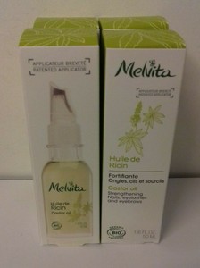 Détails Sur Melvita Huile De Ricin Fortifiante Onglescilssourcils 50 Ml Lot X 4