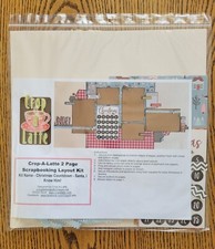 2 Page Scrapbooking Layout Kit Christmas Countdown Santa, I know him  BRAND NEW