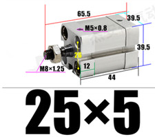 New 1pc ADN25 5-A-P-A cylinder internal thread cylinder