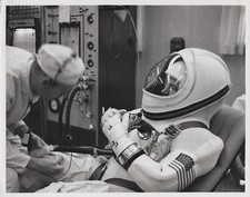 Gemini 7 | RARE NASA Frank Borman Suit Preparation Mission 10x8 Original Photo
