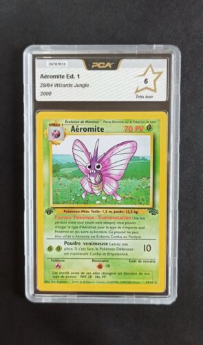 Carte Pokémon Aéromite 29/64 Edition 1 - Jungle - FR - PCA 6 - Photo 1/2